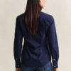 Camisa de popeline de corte justo
