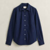 Camisa de popeline de corte justo