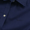 Camisa de popeline de corte justo