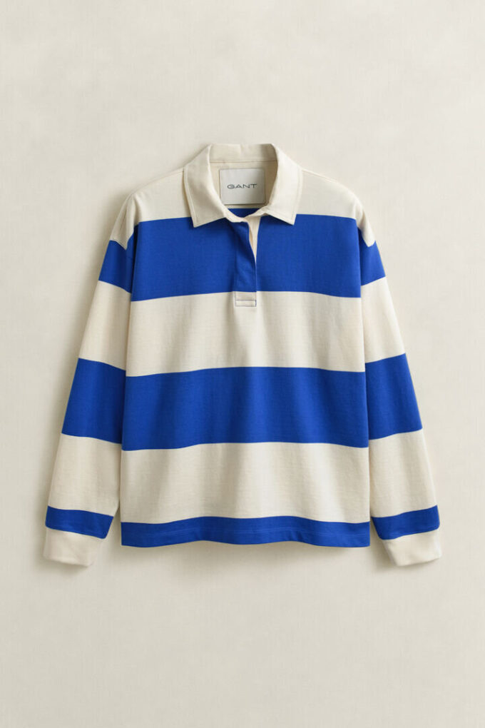 Camisa Heavy Rugger de algodão às riscas
