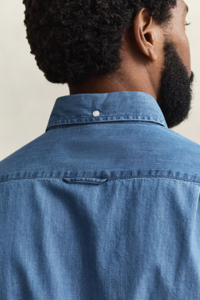 Camisa Indigo de Corte Justo