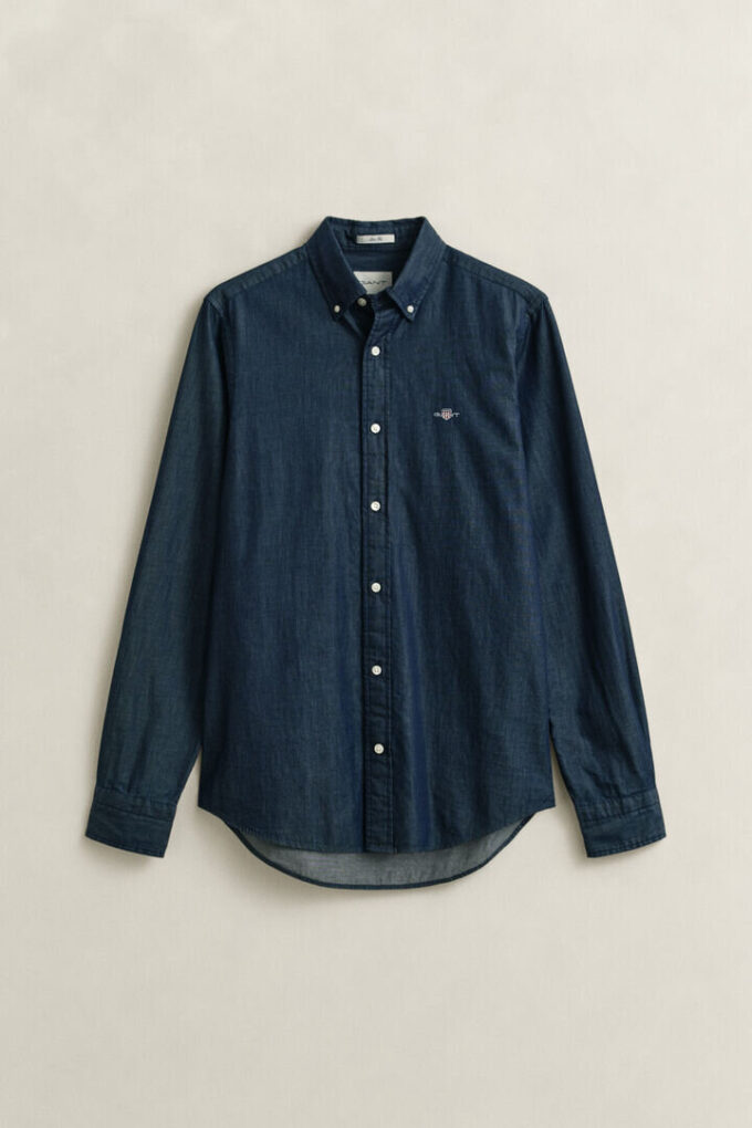 Camisa Indigo de Corte Justo