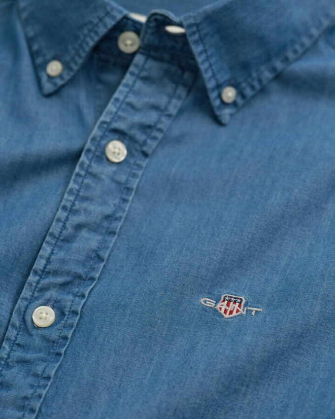 Camisa Indigo de Corte Justo