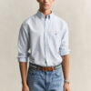 Camisa Oxford clássica às riscas
