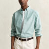 Camisa Oxford clássica às riscas