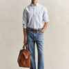 Camisa Oxford clássica às riscas