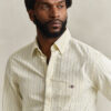 Camisa Oxford clássica às riscas