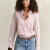 Camisa Oxford de luxo às riscas