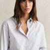 Camisa Oxford de luxo às riscas