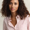 Camisa Oxford de luxo às riscas
