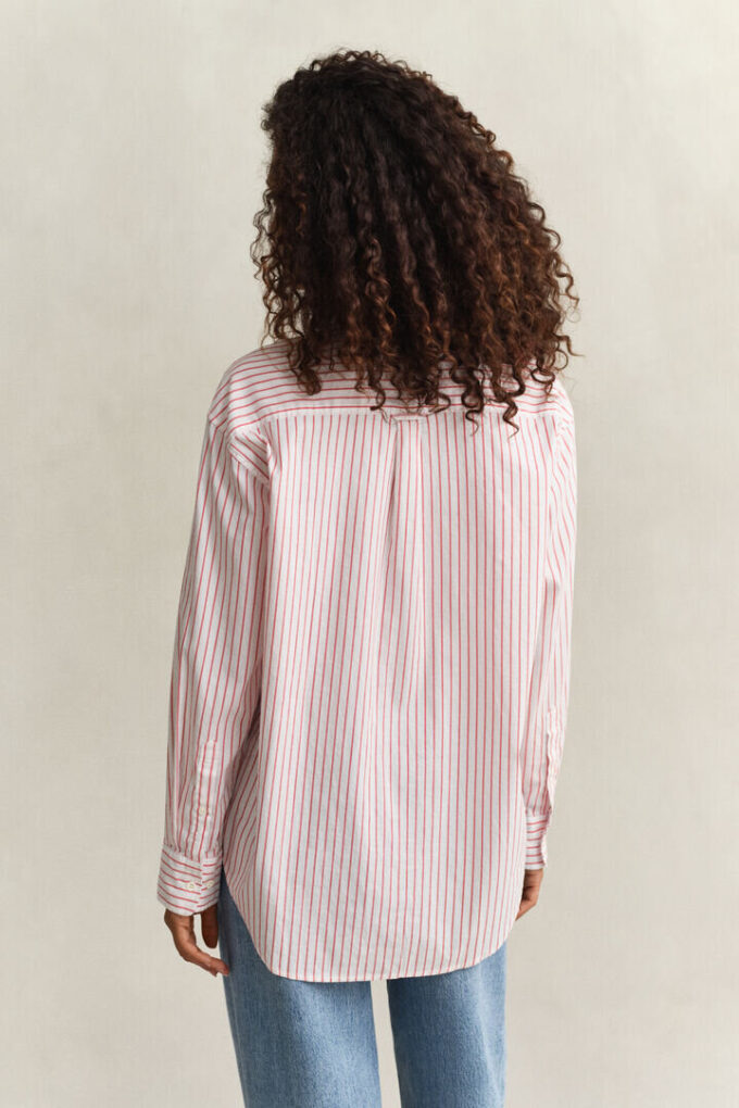 Camisa Oxford de luxo às riscas
