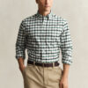 Camisa Oxford xadrez de corte regular
