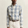 Camisa Oxford xadrez de corte regular