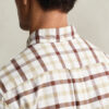 Camisa Oxford xadrez de corte regular