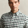 Camisa Oxford xadrez de corte regular