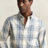Camisa Oxford xadrez de corte regular