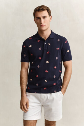 Camisa polo bordada