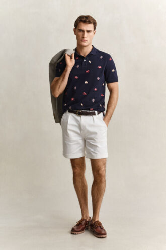 Camisa polo bordada