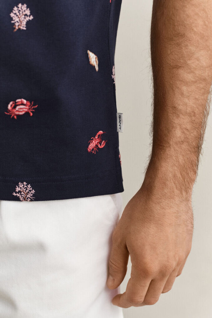 Camisa polo bordada