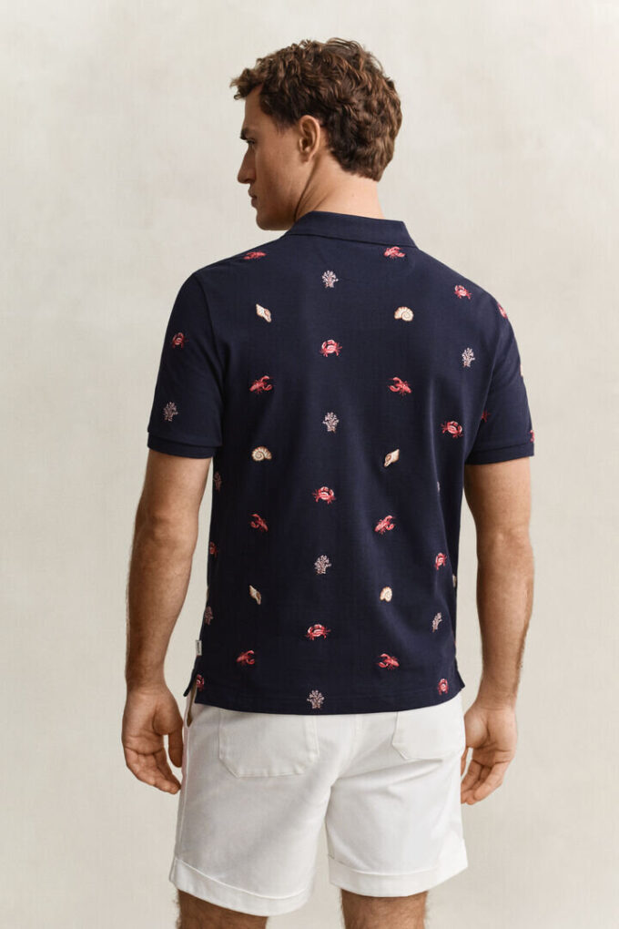 Camisa polo bordada