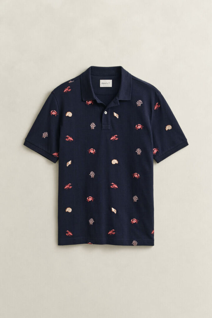 Camisa polo bordada