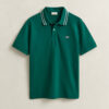 Camisa polo com gola com detalhes