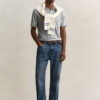 Camisa polo de linho