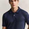 Camisa polo de linho