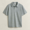 Camisa polo de linho