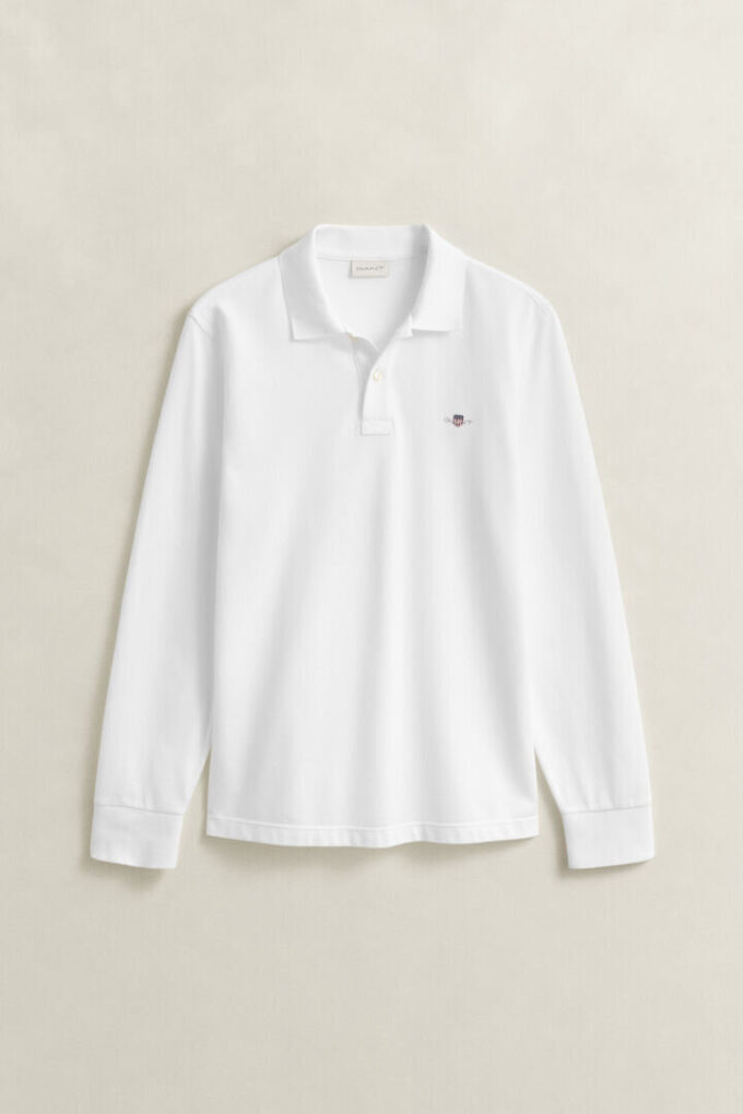 Camisa polo de manga comprida