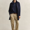 Camisa polo em malha interlock