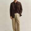 Camisa polo em malha interlock