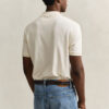 Camisa polo em malha interlock