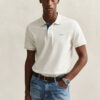 Camisa polo em piqué contrastante