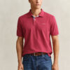 Camisa polo em piqué contrastante