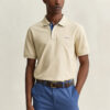 Camisa polo em piqué contrastante