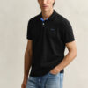 Camisa polo em piqué contrastante