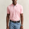 Camisa polo em piqué contrastante