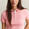 Camisa polo em piqué contrastante