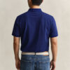 Camisa polo em piqué contrastante