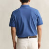 Camisa polo em piqué contrastante