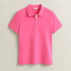 Camisa polo em piqué contrastante