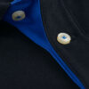 Camisa polo em piqué contrastante