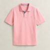 Camisa polo em piqué contrastante