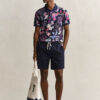 Camisa polo estampada