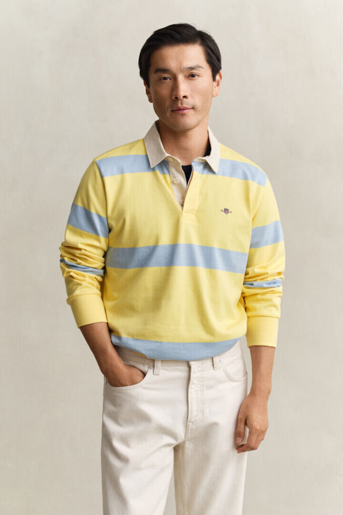 Camisa Rugger às riscas