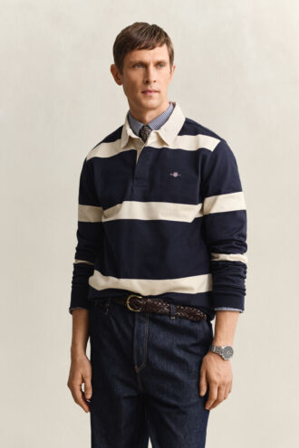 Camisa Rugger às riscas