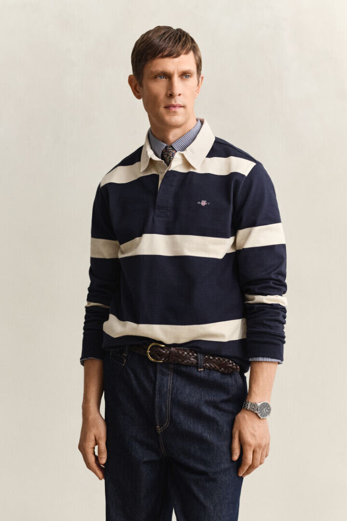 Camisa Rugger às riscas