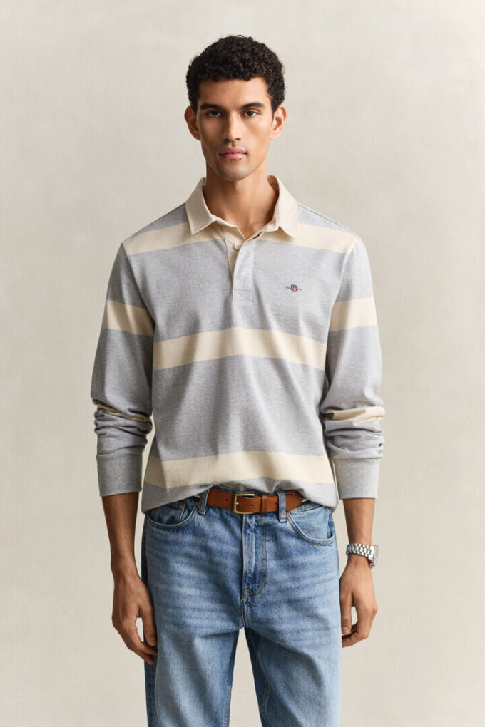 Camisa Rugger às riscas
