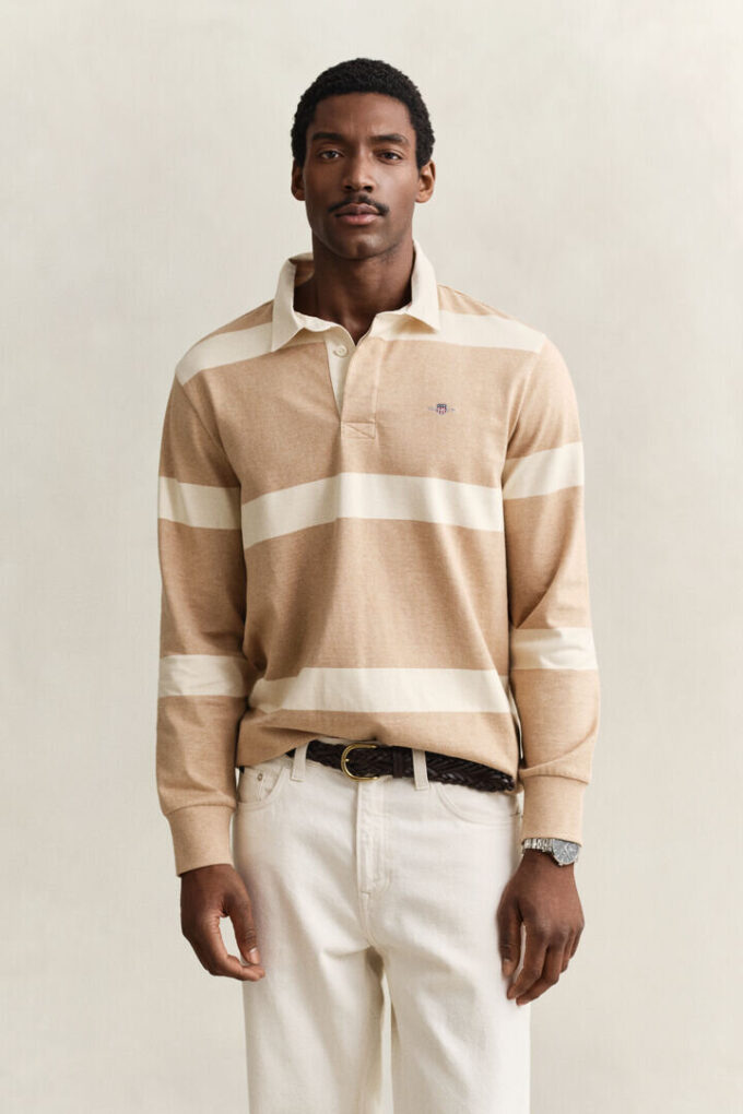 Camisa Rugger às riscas